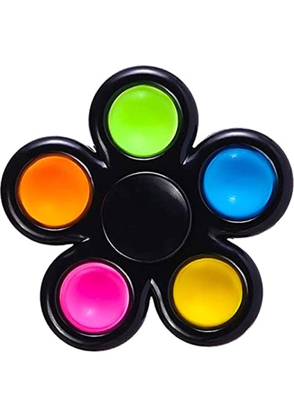 Siyah Stil Popits El Edc Parmak Er Fidget Metal Gökkuşağı Spiner -Anksiyete Oyuncak - ve Dikkat Eksikliği Hiperaktivite Bozukluğu Parmak Erleri Için Tasarlanmıştır. (Yurt Dışından)