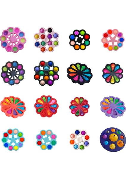 Limon Sarısı Stili Popits El Edc Parmak Er Metal Gökkuşağı Spiner -Anksiyete Oyuncak - S ve Adhd Parmak Er Için Giderici (Yurt Dışından) modelleri