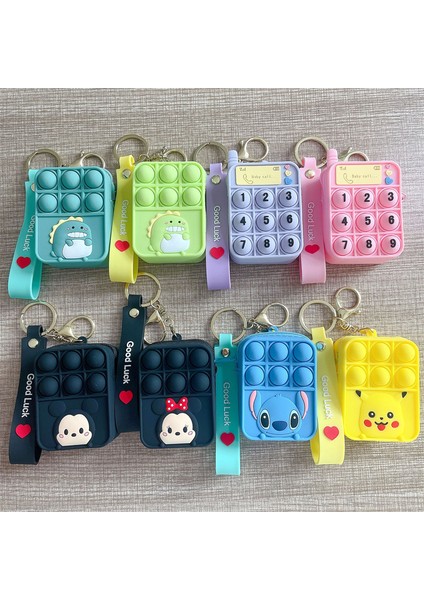 No.50 Stili Pop It Mickey Minnie Fidget Oyuncak Stitch Itme Kabarcık Sıkıştır Popit Oyuncak Yaratıcılık Cüzdan Yetişkin Sıkıştırılabilir (Yurt Dışından)