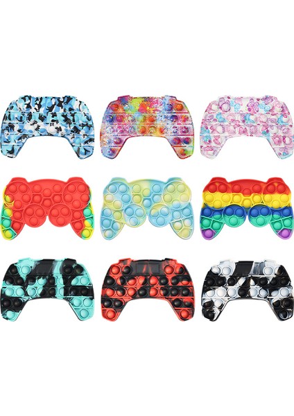 No.18 Tarzı Oyun Kumandası Mando Fidget Defter Pad Basma Kabarcık Basit Dimple Oyuncak Noel Hediyesi - Pop Kontrol Oyun Kumandası (Yurt Dışından)