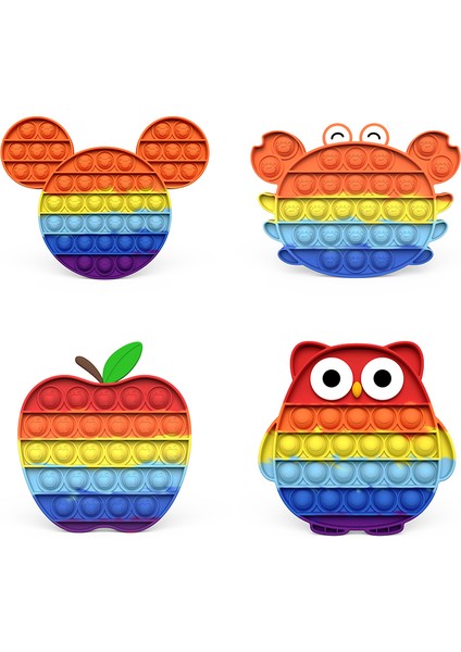 Sarı Kelebek Tarzı Yeni Pop Fidget Oyuncaklar Gökkuşağı Itme Kabarcık Duyusal Oyuncaklar Oyuncaklar Için Yetişkin Çocuklar Eğlenceli Oyuncak - Amac: (Yurt Dışından)