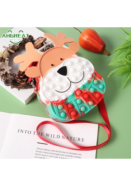 AT-44X40CM Tarzı Eğlenceli Dev Xxl Fidgets Oyuncak Büyük Gökkuşağı Atı Patlatıcı Sadece Dimmer Pops Çanta Giderici Oyuncaklar Çocuklar Doğum Günü Hediyesi (Yurt Dışından)