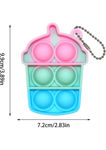 29-1pc Tarzı Mini Anahtarlık Kabarcıklı Duyusal Masaüstü Bulmaca Oyuncak Topu Sıkıştırma Oyunu Fidget Eşlik Etmek. (Yurt Dışından)