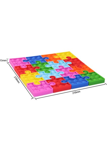 Lbx1 Stili Sıcak Itme Pop It Silikon Pop Fidget Oyuncak Yapı Taşları Puzzle Board Oyunları Eğitici Çarkı Oyuncak Hediye (Yurt Dışından)