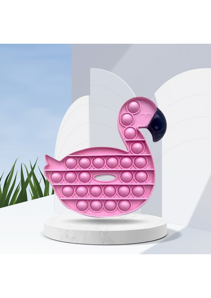 No.46 Tarzı Silikon Flamingo Itme Kabarcık Duyusal Sıkma Oyuncak Çocuklar Yetişkinler - Dürtme Oyuncakları Giderme Ihtiyaçları Için (Yurt Dışından)