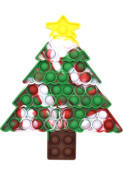 No.68 Stili Çocuklar Için Sıkma Itme Kabarcık Duyusal Oyuncaklar Noel Ağacı Oyuncaklar Yetişkinler Için (Yurt Dışından)