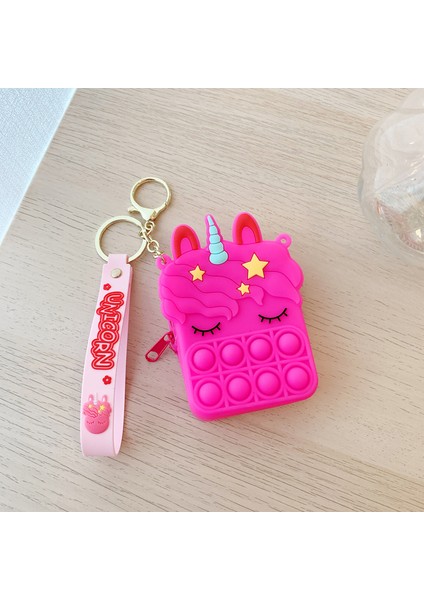 Nm-2 Tarzı Pokemon Pikachu Unicorn Sikke Cüzdan Anahtar Asma Itme Patlama Basit Çukurca Hareket Oyuncak Çarkı Xmas Hediye Pop It (Yurt Dışından)