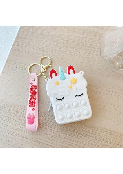 Nm-2 Tarzı Pokemon Pikachu Unicorn Sikke Cüzdan Anahtar Asma Itme Patlama Basit Çukurca Hareket Oyuncak Çarkı Xmas Hediye Pop It (Yurt Dışından)