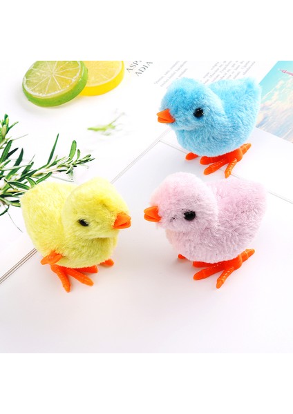 Rastgele 2 Adet Tarzı Sıcak Sevimli Peluş Rüzgar Uken Oyuncak Çocuk Bebek Eğlenceli Klasik Eğitici Oyuncaklar Zıplayan Yürüyen Civcivler Saatli Oyuncaklar Çocuklar Hediye (Yurt Dışından)