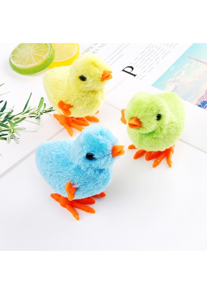 Rastgele 2 Adet Tarzı Sıcak Sevimli Peluş Rüzgar Uken Oyuncak Çocuk Bebek Eğlenceli Klasik Eğitici Oyuncaklar Zıplayan Yürüyen Civcivler Saatli Oyuncaklar Çocuklar Hediye (Yurt Dışından)