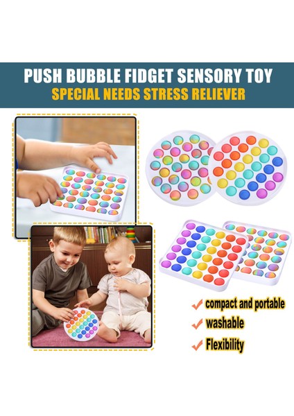 Bir Stil It Bubble Duyusal Oyuncak Ihtiyaçları Squishy Giderici Endişe - Silikon Çocuk Yetişkin Masaüstü Oyunu (Yurt Dışından)