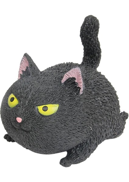Siyah Stil 1 Adet Topu Mini Sıkıştırma Oyuncak Squishy Kedi Sevimli Kawaii Bebek Esnek Hayvan El Oyalanma Vent Oyuncakları Антистресс (Yurt Dışından)
