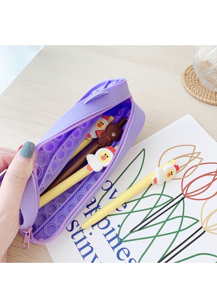 Ilmek Stili G Stili Yeni 20CM Kurdeleli Kalem Kutusu Pop It Bubble Oyuncak Çocuklar Duyusal Giderici Oyuncaklar Öğrenme Kalem Çantası - Oyuncakları (Yurt Dışından) modelleri