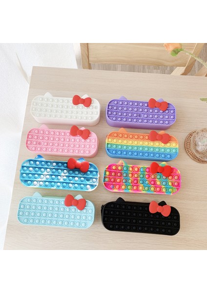 Ilmek Stili G Stili Yeni 20CM Kurdeleli Kalem Kutusu Pop It Bubble Oyuncak Çocuklar Duyusal Giderici Oyuncaklar Öğrenme Kalem Çantası - Oyuncakları (Yurt Dışından) fırsatları