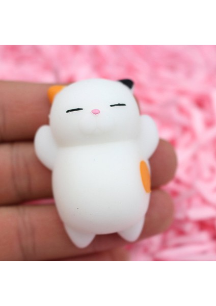 Yama Rengi Stili Oyuncak Squishy Kedi Seti 2 Adet Yumuşak Silikon Kawaii Kediler Üst Giderici Duyusal Hediye Benzersiz Çocuklar ve Yetişkinler Genç Kız Erkek (Yurt Dışından)