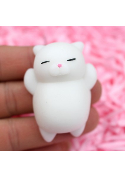 Yama Rengi Stili Oyuncak Squishy Kedi Seti 2 Adet Yumuşak Silikon Kawaii Kediler Üst Giderici Duyusal Hediye Benzersiz Çocuklar ve Yetişkinler Genç Kız Erkek (Yurt Dışından)