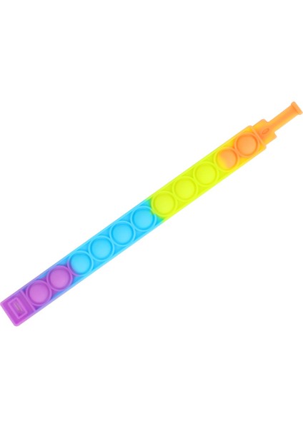 Mor Tarzı Fidget Oyuncak Bileklik Itme Kabarcık Dimple Sıkıştırma Silikon Toplayıcı Düğme Dokunmatik Hediye Için Duyusal Squishy Yetişkin Çocuklar Için (Yurt Dışından)