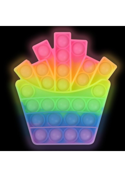 G031-21 Stili Karanlıkta Parlayan Yeni Sevimli Luminous Popit Topları Eğlenceli - Sıkma Oyuncakları Simple Dimple (Yurt Dışından)