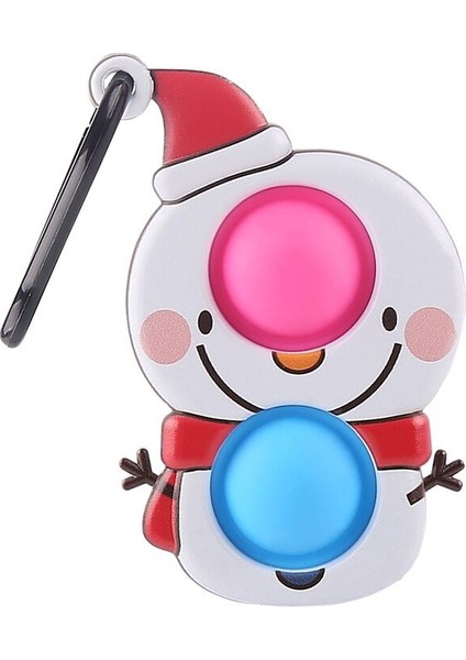 No.44 Tarzı Mini Pops Fidget Oyuncak Basit Dimple Anahtarlık Kaygı Duygusal Sıkıştırma Kabarcık Kadın Çocuk Için (Yurt Dışından)