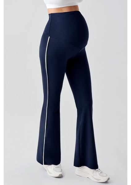 Biyeli Ispanyol Paça Yüksek Bel Esnek Toparlayıcı Hamile Tayt fiyatları