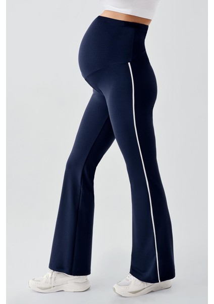 Biyeli Ispanyol Paça Yüksek Bel Esnek Toparlayıcı Hamile Tayt modelleri