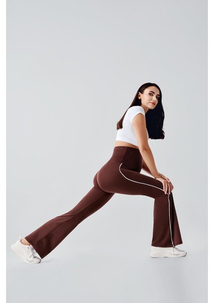 Biyeli Ispanyol Paça Yüksek Bel Esnek Toparlayıcı Hamile Tayt fiyatları