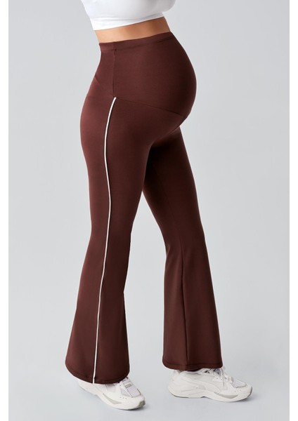 Biyeli Ispanyol Paça Yüksek Bel Esnek Toparlayıcı Hamile Tayt modelleri