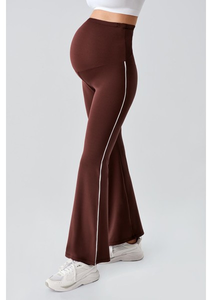 Biyeli Ispanyol Paça Yüksek Bel Esnek Toparlayıcı Hamile Tayt fırsatları