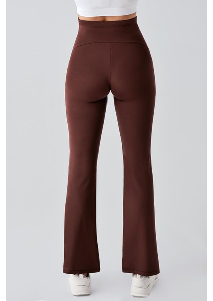 Biyeli Ispanyol Paça Yüksek Bel Esnek Toparlayıcı Hamile Tayt indirimleri