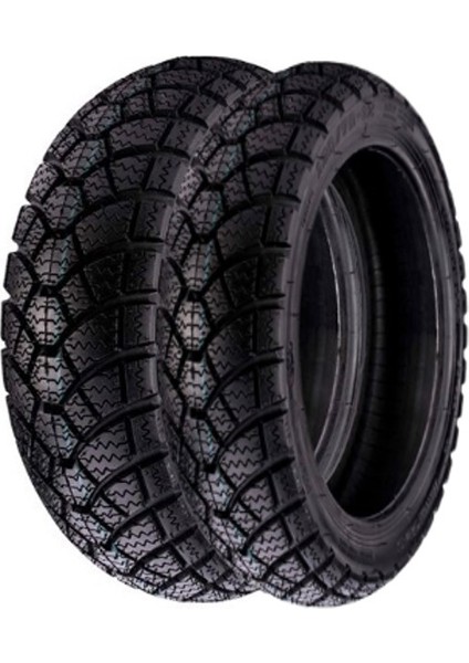 Takım Yuki Jumbo 150 130/60-13 ve 130/60-13 SC500 Winter Grip-2 Ön Arka Set Lastik