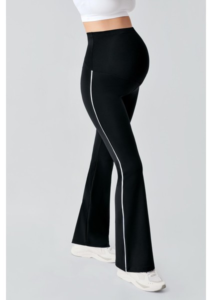 Biyeli Ispanyol Paça Yüksek Bel Esnek Toparlayıcı Hamile Tayt modelleri