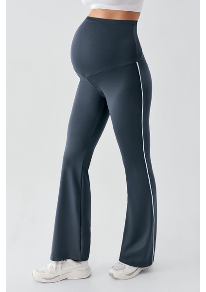 Biyeli Ispanyol Paça Yüksek Bel Esnek Toparlayıcı Hamile Tayt modelleri