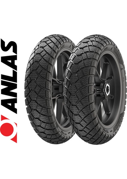 Takım Yuki Route 110 80/90-14 ve 90/90-14 SC500 Winter Grip 2 Ön Arka Set