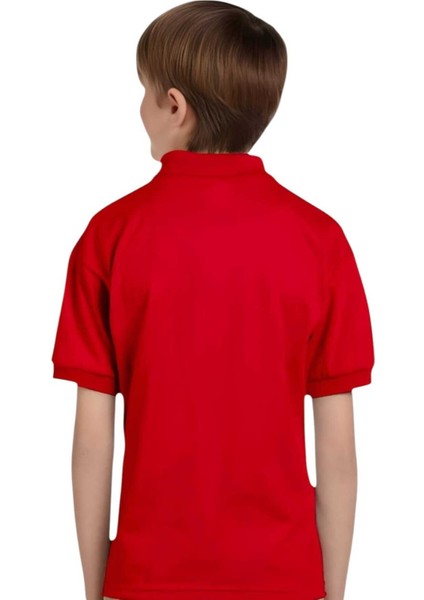 Erkek Çocuk %100 Pamuklu Polo Yaka T-Shirt Günlük ve Okul Uniforma Okul T-Shirt modelleri