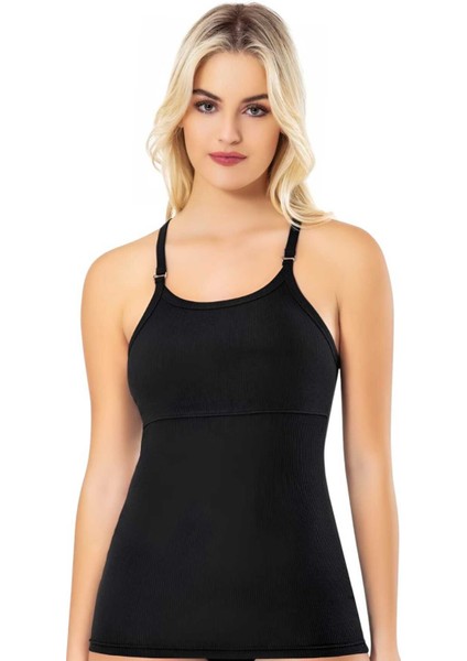 Kadın 3'lü Modal Kaşkorse Ayarlanabilir Askılı Pedli Atlet T-Shirt fırsatları