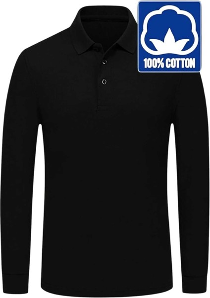 Erkek Çocuk 3'lü Uzun Kol %100 Pamuklu Polo Yaka T-Shirt Günlük ve Okul Uniforma Okul T-Shirt fırsatları