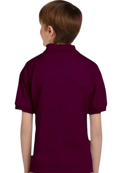 Erkek Çocuk %100 Pamuklu Polo Yaka T-Shirt Günlük ve Okul Uniforma Okul T-Shirt modelleri