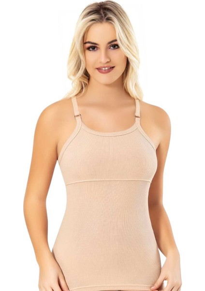 Kadın 6'lı Modal Kaşkorse Ayarlanabilir Askılı Pedli Atlet T-Shirt fiyatları