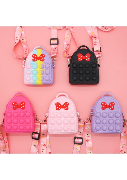 No.3 Tarzı Yeni Fidget Oyuncaklar Pop It Kadın Omuz Çantası Bozuk Para Cüzdanı Squishy Duyusal Oyuncakları Hediye Için Sıkma Oyuncaklar – (Yurt Dışından)