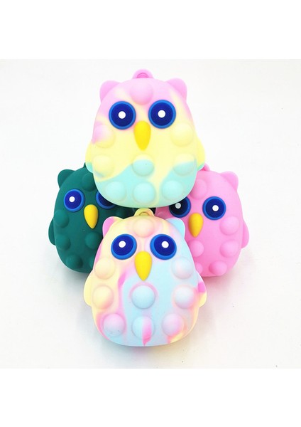Koyu Yeşil Tarzı Yeni Pop It Fidget Oyuncak Çocuklar Için Duyusal Hediye Baykuş Opit Topu - 3D Sıkıştırma Oyuncak Çocuklar Için Hediye (Yurt Dışından) fiyatları