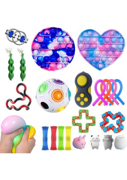 PL-314 Stili Yetişkinler Çocuk Fidget Oyuncakları Seti Hediye Paketi Türkçe Başlık (Yurt Dışından) indirimleri
