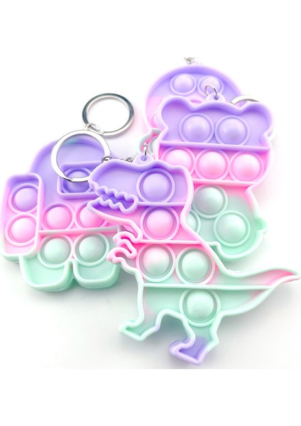 Çizelge 6 Stiline Bakın Küçük Sıkıştırılabilir Anahtarlık Popet Fidget Oyuncak Squishy Giderici Oyuncaklar Yetişkin Çocuk Eğlenceli Pop Fidget Oyuncakları (Yurt Dışından)
