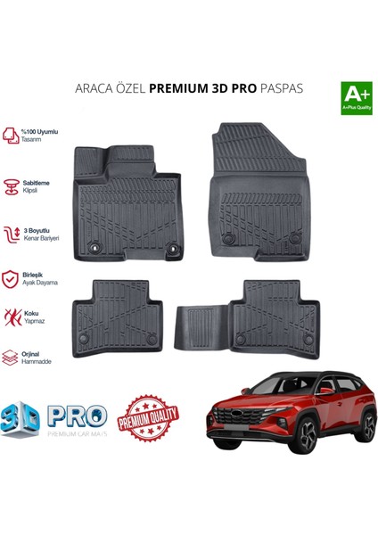 Tucson Araca Özel 3D Paspas 2021 2022 2023 2024