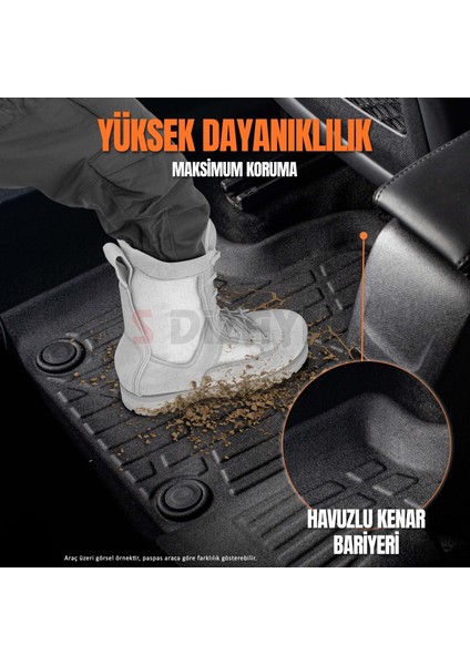 Volvo S90 Plug In Araca Özel 3D Paspas 2024 2025 2026 2027
