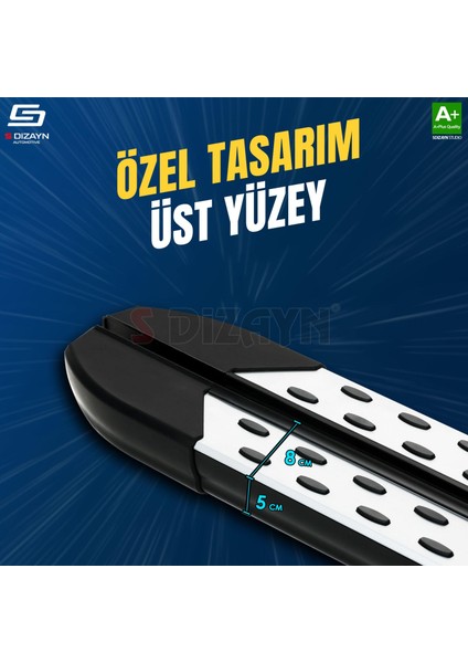 Vw Transporter T6 Kısa Şase Trimline Gri Yan Basamak 215 cm 2015 2016 2017 2018 2019