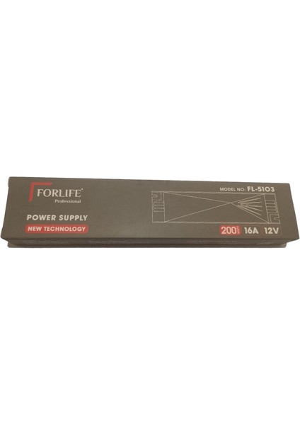 Forlıfe 12V Şerit LED Trafosu 200W 16A - Model No: FL-5103 fırsatları