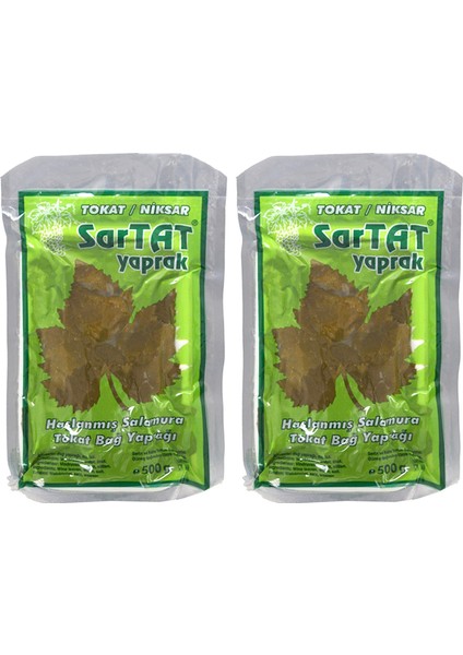 Tokat Niksar Sarmalık Yaprak 500 gr x 2 Adet
