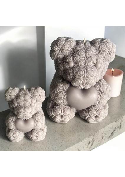 Ikili Desenli Lavanta Kokulu Ayıcık Mum, Mor fırsatları