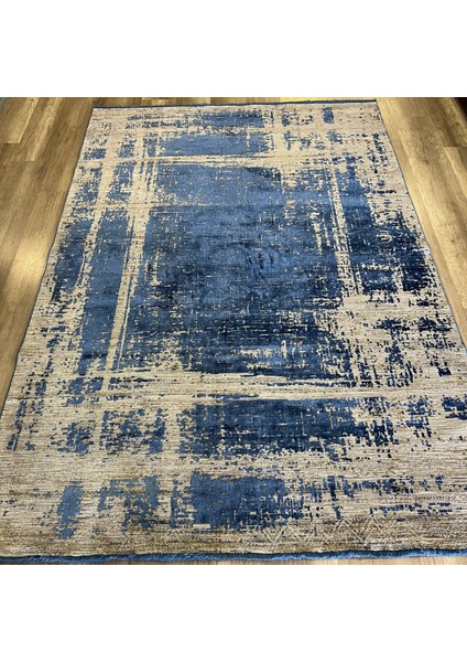 Exclusive Aura 8535 Blue Özel Salon Halısı fırsatları