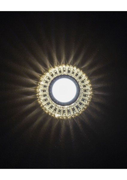 5 Adet Noas YL65 1727 Troya LED Çerçeveli 4000K Kristal Cam Spot Kasa fiyatları